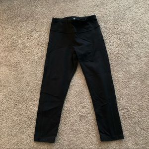 Express EXP Core XS Cropped Leggings, Black